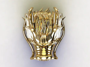 Dragon China Head 3D Model