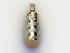 Dragon Pendant 3D Model