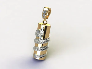 Dragon Pendant 3D Model