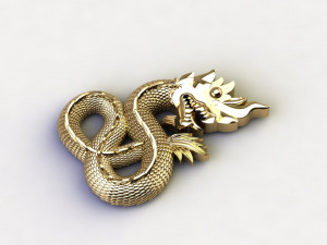 Dragon Thailand Cambodia 3D Model