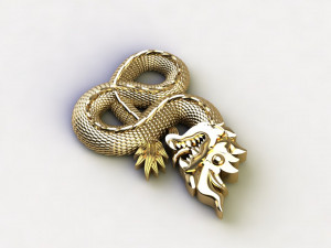 Dragon Thailand Cambodia 3D Model