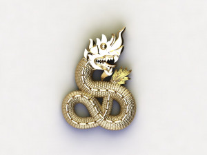 Dragon Thailand Cambodia 3D Model