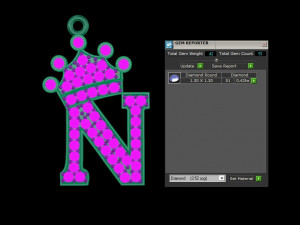 N Pendant Jewelry 3D 모델