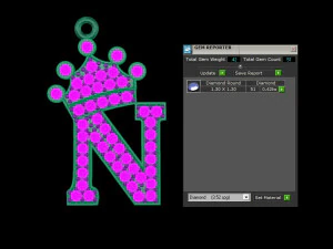 N Pendant Jewelry 3D Model