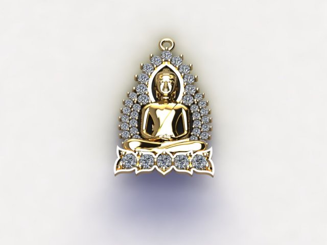 Khmer buddha pendant hotsell