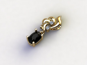 Women pendant Modelo 3D