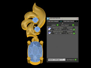 Women pendant 3D Model