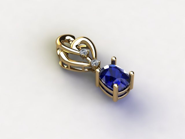 Women pendant 3Dモデル .c4d .max .obj .3ds .fbx .stl .blend 
