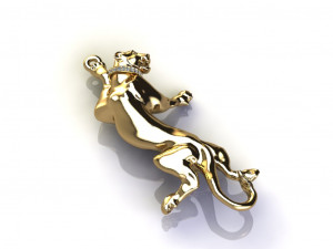 Puma Pendant 3D Модель