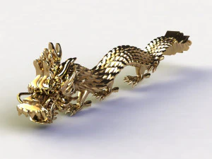 China Dragon 3D Model