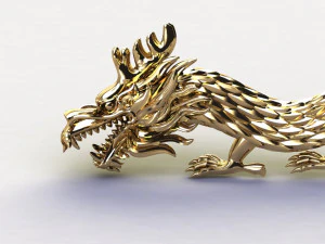 China Dragon 3D Model