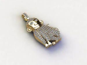 Підвіска Мавпа 3D Модель