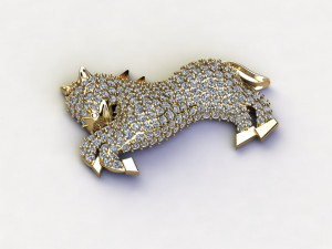 Horse Pendant 3D 模型