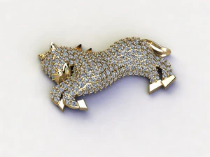 Horse Pendant 3D Model