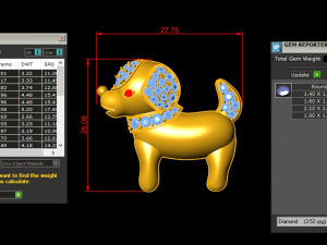 Cute Dog Pendant 3D Model