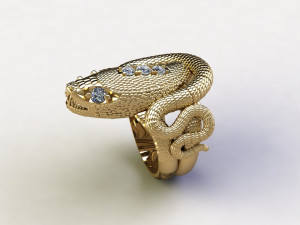 Snake Ring 3D-Modell