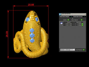 Anel de cobra Modelo 3D