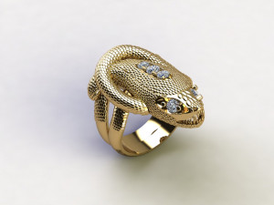 Snake Ring 3D Модель