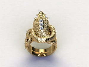 Snake Ring 3D Модель