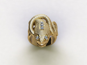 Snake Ring 3D Модель