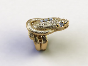 Snake Ring 3D Модель