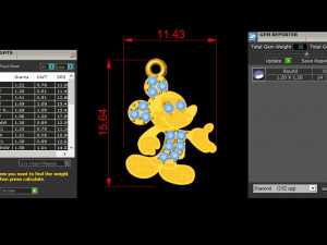 Mickey Mouse Pendant 3D 모델