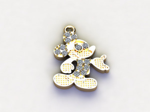 Mickey Mouse Pendant 3D 모델