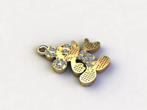 Mickey Mouse Pendant 3D Model