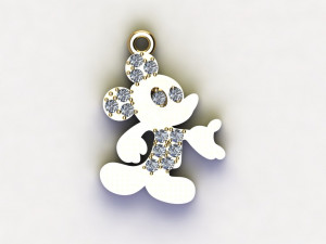 Mickey Mouse Pendant 3D 모델