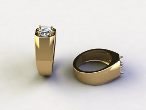 12 Different Ring Size US Model 3D