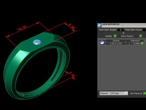 12 Different Ring Size US 3D Model
