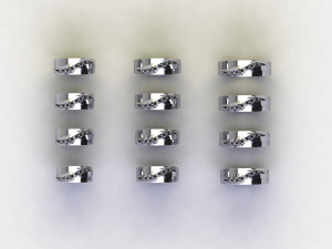 12 Different Ring Size US Modèle 3D