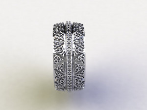 12 Different Ring Size US Modèle 3D