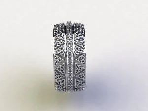 12 Different Ring Size US 3D Model
