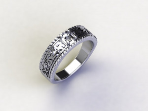 12 Different Ring Size US 3D Model