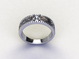 12 Different Ring Size US 3D Model