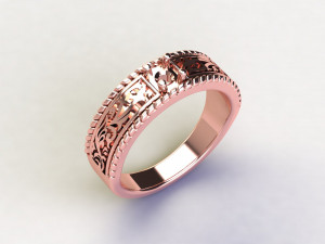 12 Different Ring Size US 3D Model