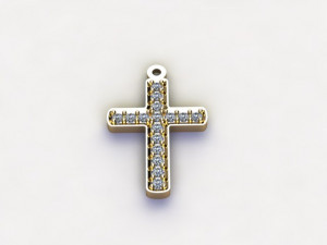 Jesus Pendant Modèle 3D