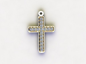 Jesus Pendant Modèle 3D