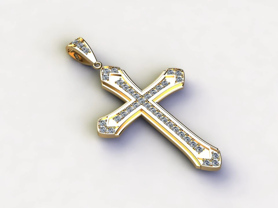 Jesus Pendant 3D Model .c4d .max .obj .3ds .fbx .stl .blend 