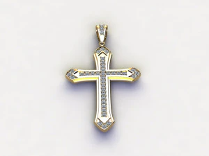 Jesus Pendant 3D Model