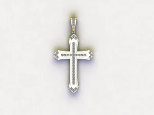 Jesus Pendant 3D Model