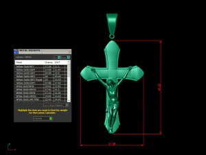 Jesus Pendant 3D Model