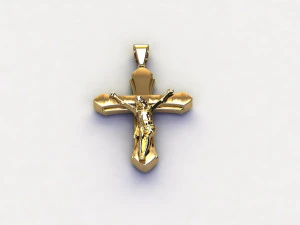 Jesus Pendant 3D Model