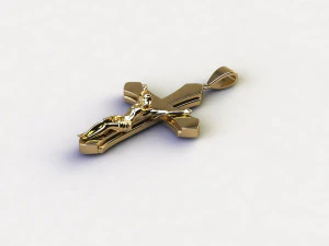 Jesus Pendant 3D Model