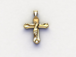 Jesus Pendant Modèle 3D