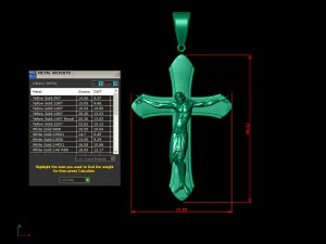 Jesus Pendant 3D Model