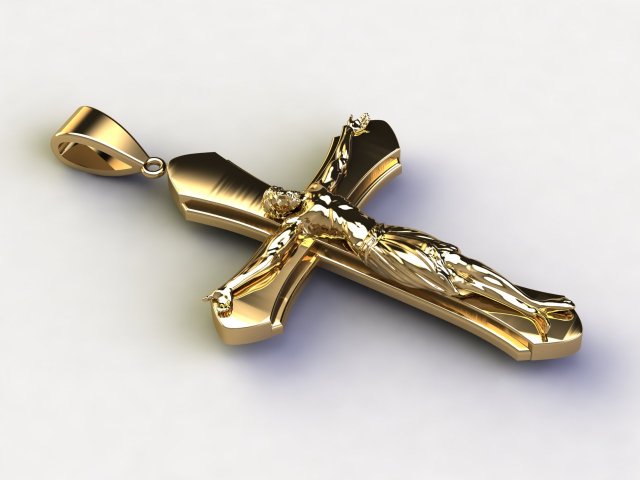 Jesus Pendant Modèle 3D .c4d .max .obj .3ds .fbx .stl .blend 