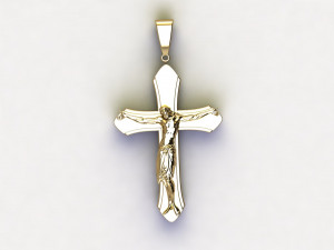 Jesus Pendant Modèle 3D