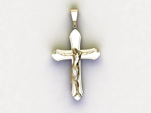 Jesus Pendant 3D Model
